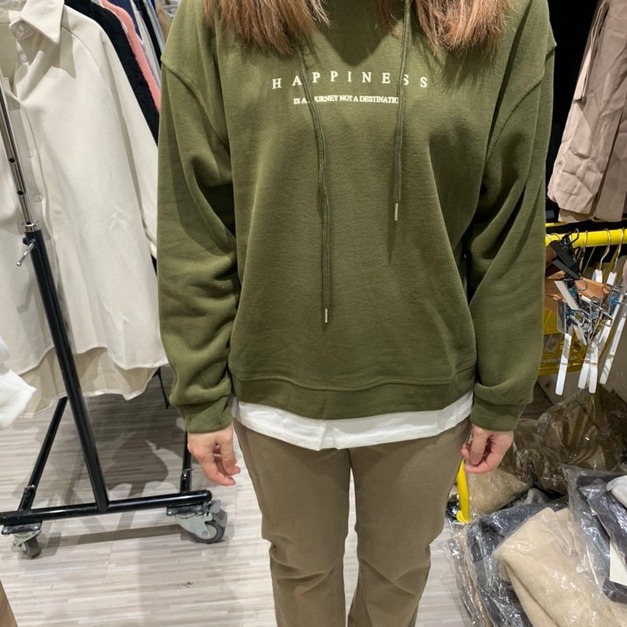 【現貨】假兩件帽T BA3666307