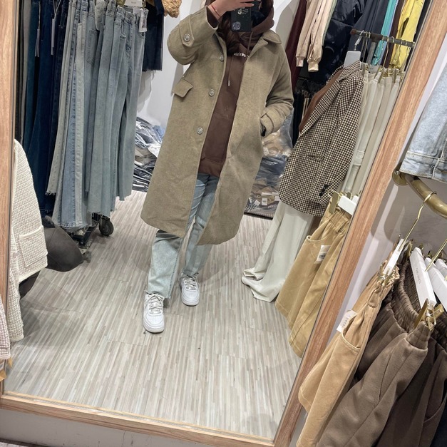 【現貨】門襟大衣