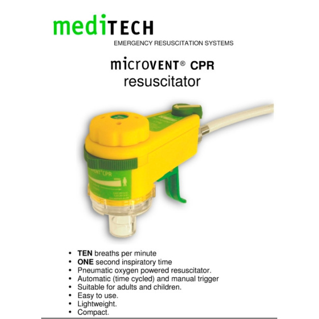 &ldquo;美迪泰克&rdquo;氣動力式緊急呼吸器-microvent resuscitator cpr(網路不開放販售)