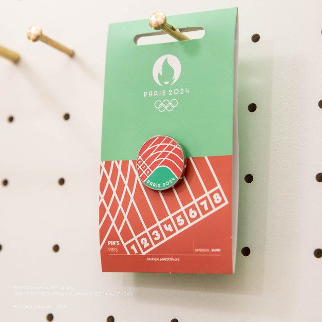 2024巴黎奧運  / 系列設計胸章 /  Athletics