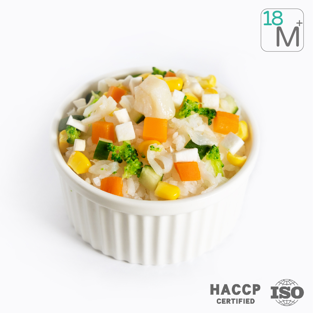 18-01 繽紛田園干貝拌飯 110g