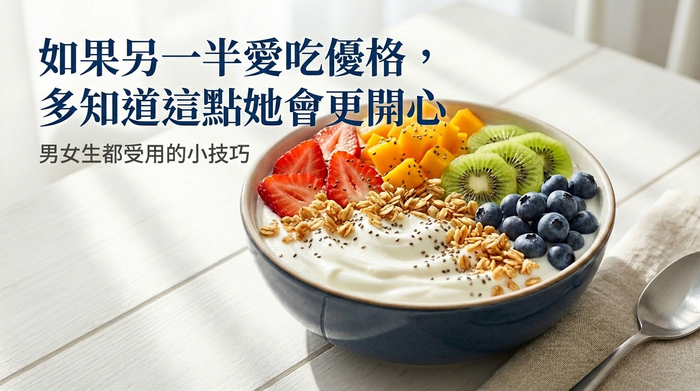 如果另一半愛吃優格，多知道這點她會更開心