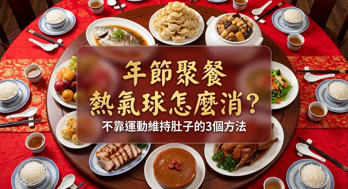 年節聚餐，熱氣球怎麼消