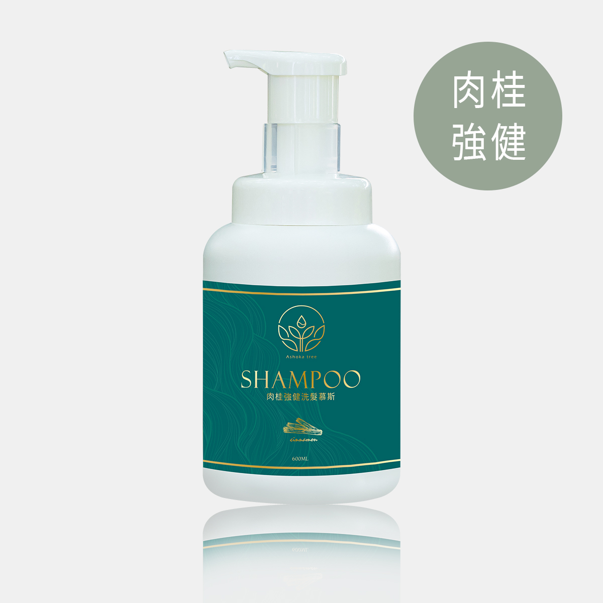 無患子益生菌洗髮系列 肉桂強健洗髮慕斯600ml