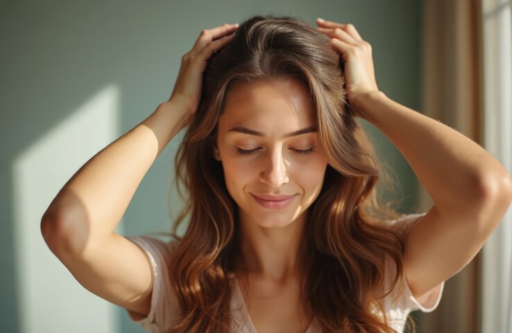 頭皮護理油膩的救星：柑橘多酚的天然選擇。告別下午三點的條碼瀏海！用「發酵植萃」找回頭皮的清爽呼吸權