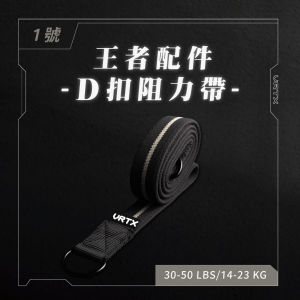 王者D扣彈力帶 D-Ring Band#1｜VRTX SPORTS Mesh  組合配件式編織阻力帶