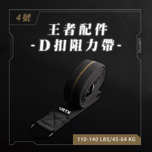 王者D扣彈力帶 D-Ring Band#4｜VRTX SPORTS Mesh  組合配件式編織阻力帶