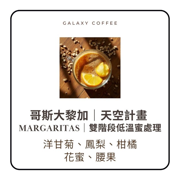 ★微量批次-新上架★【淺焙】哥斯大黎加｜天空計畫 Margaritas｜雙階段低溫蜜處理
