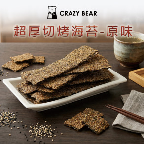 調皮味蕾超厚切烤海苔-原味70g(純素)