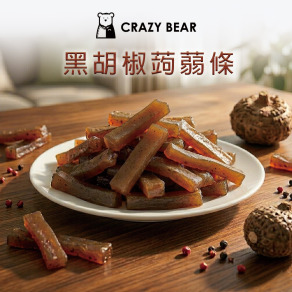 低卡輕食系列-黑胡椒蒟蒻條150g
