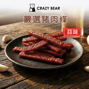 非吃不可豬肉條系列-蒜味150g