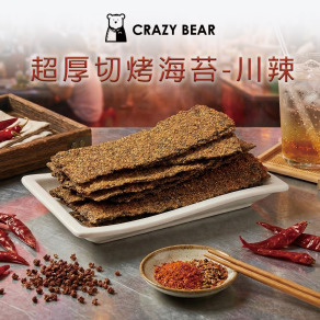 調皮味蕾超厚切烤海苔-川辣70g(純素)