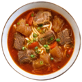 麵食系列-秘製紅燒蕃茄半筋半肉牛肉麵(湯700g+麵75g*2)_2