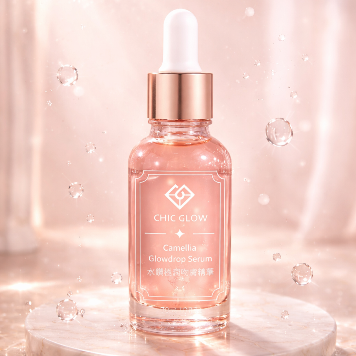 水鑽極潤吻膚精華 Camellia Glowdrop Serum