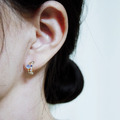 韓 簡單日 925氣質耳環_1