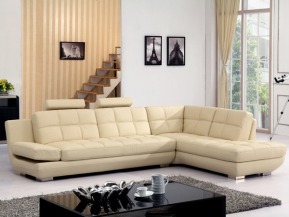 卡洛斯L型海灣皮沙發