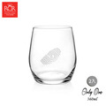 義大利RCR the only one水晶玻璃杯 360ml 威士忌杯 指印杯 飲料杯 (2入組)