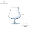 法國Chef & Sommelier綻放系列水晶玻璃烈酒杯390ml 高腳杯 酒杯 C&S 水晶杯 玻璃杯 法國C&S_5
