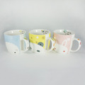 原點居家創意陶瓷兒童馬克杯可愛卡通馬克杯帶蓋馬克杯(三款任選)_6