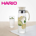 日本 HARIO 耐熱玻璃冷水瓶1400ml (白蓋)_4