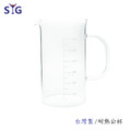 SYG台灣製造附刻度耐熱玻璃咖啡公杯量壺600ml