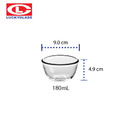 泰國LUCKY Chef's Bowl 9cm 廚師佐料碗 玻璃碗 甜點碗 180mL_7