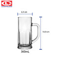 泰國LUCKY ROME MUG 360mL 啤酒杯 玻璃杯 飲料杯_4