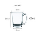 泰國UNION V Mug V型馬克杯 305ml 飲料杯 冰咖啡杯 玻璃杯_4