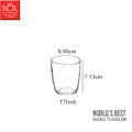 義大利RCR WORLD’S BEST 2入組 烈酒杯 170mL 甜點杯 水杯 無鉛水晶玻璃杯_3