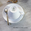 原點居家創意 白色陶瓷咖啡杯盤組 馬克杯盤 陶瓷馬克杯盤_1