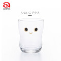 【ADERIA】日本製 NICO大眼笑臉造型杯 曲線杯 牛奶杯 果汁杯 玻璃學習杯 兒童玻璃杯 曲線玻璃杯_4