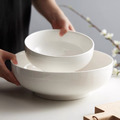 原點居家 純白餐具 簡約網格 菱格 北歐風質感餐盤餐碗 平盤 義大利麵盤 蛋型盤 飯碗湯碗 湯盅 陶瓷餐具 多款任選_14
