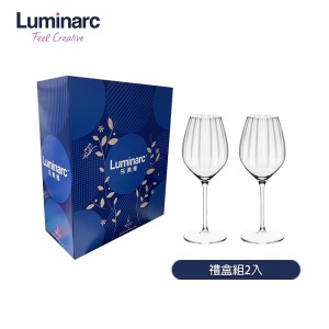 【Luminarc】法國樂美雅 夜曲冷切高腳杯2入組禮盒 470mL 紅酒杯 高腳杯 高級禮盒