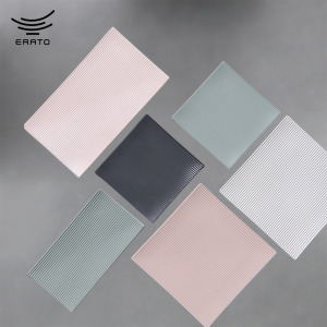 【韓國ERATO】韓式 條絨正方盤 6.9吋 9.2吋 11吋 方形餐盤 正方形餐盤 方型餐盤 方盤