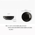 【韓國ERATO】黑雲系列 鼓型矮碗 韓式餐具 醬油碟 醬料碟 小菜碟 前菜 小碟 陶瓷矮碗 陶瓷盤 陶瓷碗_13