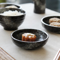 【韓國ERATO】黑雲系列 鼓型矮碗 韓式餐具 醬油碟 醬料碟 小菜碟 前菜 小碟 陶瓷矮碗 陶瓷盤 陶瓷碗_5