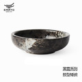 【韓國ERATO】黑雲系列 鼓型矮碗 韓式餐具 醬油碟 醬料碟 小菜碟 前菜 小碟 陶瓷矮碗 陶瓷盤 陶瓷碗_1