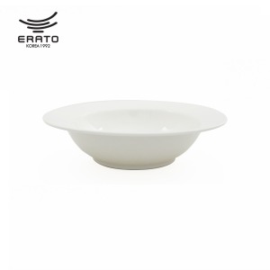 【韓國ERATO】漢斯條紋 骨瓷 沙拉盤 200mL 200cc  前菜盤小菜盤 圓深盤 小圓盤