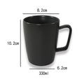 ZERO原點居家 啞光馬克杯 330mL 330cc 質感馬克杯 素色馬克杯 簡約馬克杯 陶瓷杯_9