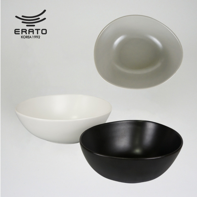 【韓國ERATO】鹅卵石 圓弧三角碗 三角圓碗 三角碗 純色 湯碗 餐碗 碗公 造型碗  鵝卵石碗