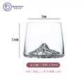 【DELI德力玻璃】冰山威士忌杯 230mL 230cc 雪山杯 富士山杯 造型玻璃杯 酒杯 玻璃杯_8