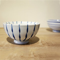 ZERO原點居家 美光藍紋飯碗 200mL 200cc 直條紋飯碗 橫條紋飯碗 直紋碗 橫紋碗 小飯碗 餐碗 陶瓷碗_2