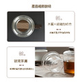 ZERO原點居家 玻璃泡茶杯 150mL 150cc 玻璃濾茶杯 玻璃茶杯 玻璃花茶杯 實木把手 耐熱玻璃_4