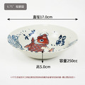ZERO原點居家 日式和風 錦鯉系列 醬料碟 飯碗 湯碗 麵碗 湯盤 深盤 長方盤 壽司盤 鯉魚盤 喬遷送禮_15