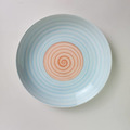 ZERO原點居家 彩虹系列-深盤 日韓風格 螺旋彩虹盤 彩虹盤 手繪陶瓷盤 撞色圓盤_2