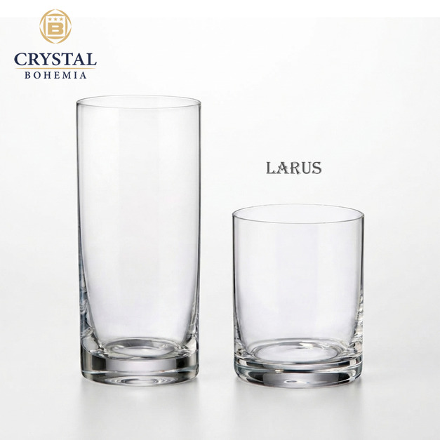 【CRYSTAL BOHEMIA】 LARUS 水晶玻璃杯 Tumbler 水杯 果汁杯 飲料杯 酒杯