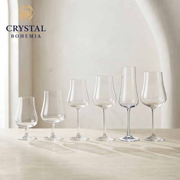 【CRYSTAL BOHEMIA】IDUNA 女神系列 水晶玻璃杯 白酒杯 紅酒杯 笛型香檳杯 啤酒杯 高腳杯