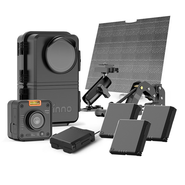 BCC5000P Wi-Fi & 4K 建築工程縮時相機套組（太陽能板組大全配版）