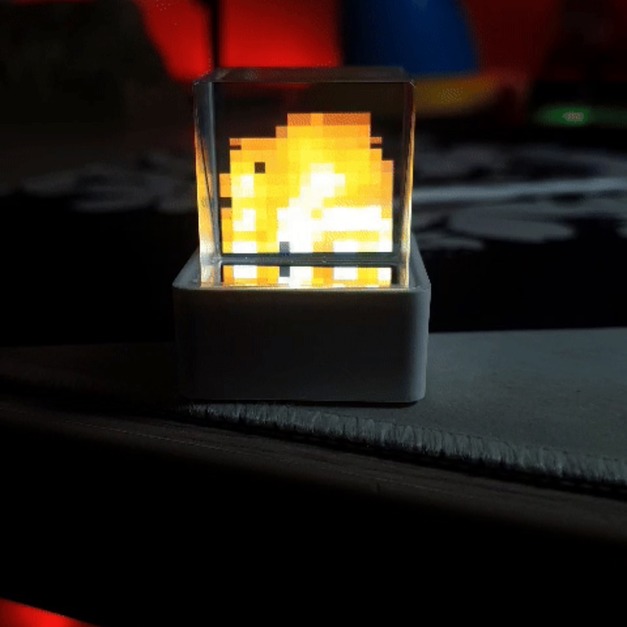 透明顯示方塊 可自訂gif(不只有Minecraft!)