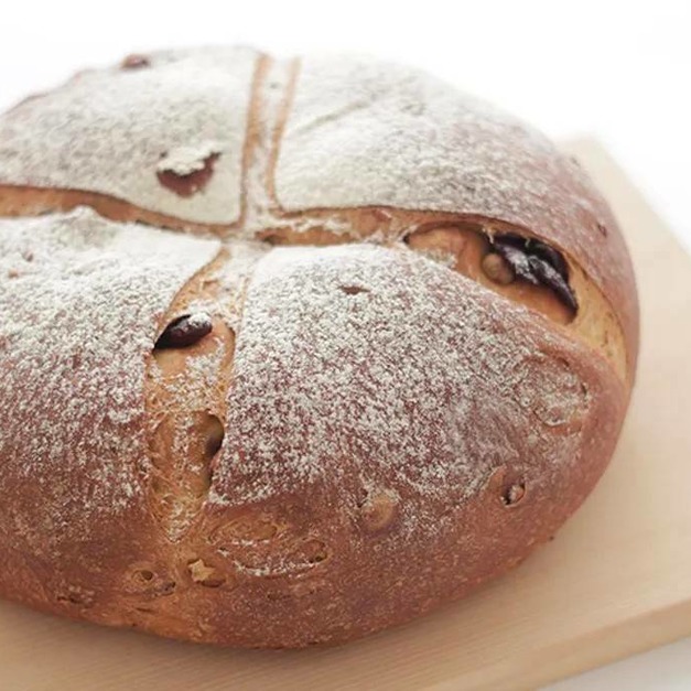 W澱粉蔓越莓麵包